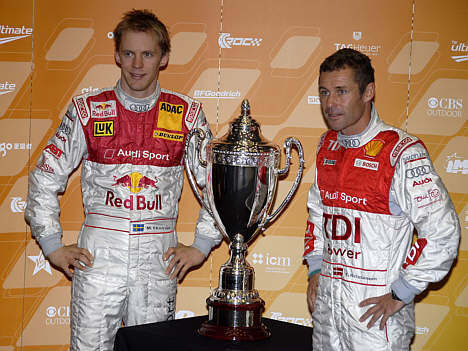Audi-vennerne Kristensen og Ekström trak hinanden i Race of Champions. Sammen skal de i Nations Cup op imod de forsvarende vindere fra Finland.
